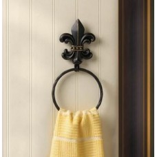 FLEUR-DE-LIS TOWEL RING FLEUR-DE-LIS TOWEL RING